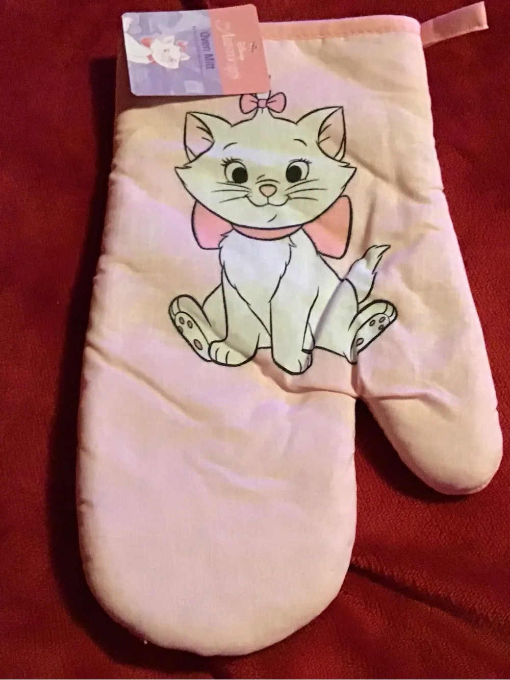 Disney Marie Light Pink Cat Oven Mitts